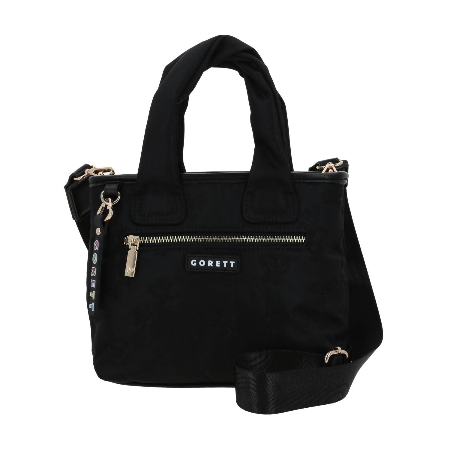 Bolsas De Mano Gorett Crossbody Negro Gorett Mariela
