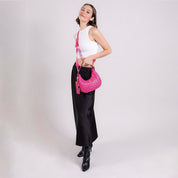 Bolso Baguette Rosa Barbie by Gorett Lorena