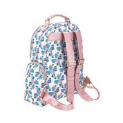 Backpack Print Rosa y Azul Sussan By Gorett