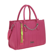 Bolso Satchel Rosa Barbie by Gorett Justice