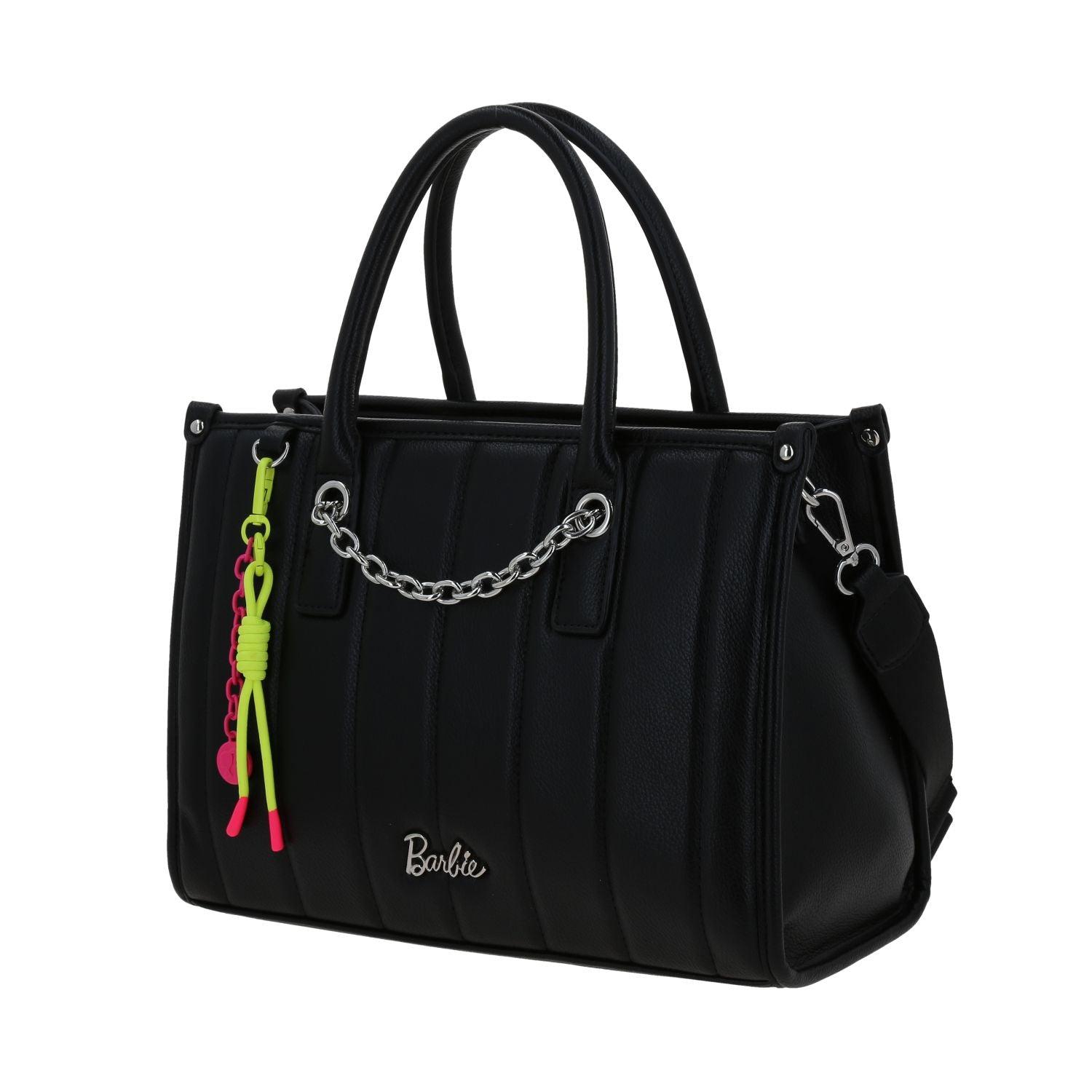 Bolso Satchel Negro Barbie by Gorett Justice