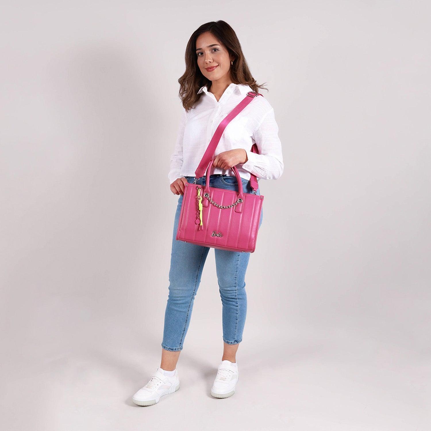 Bolso Satchel Rosa Barbie by Gorett Justice