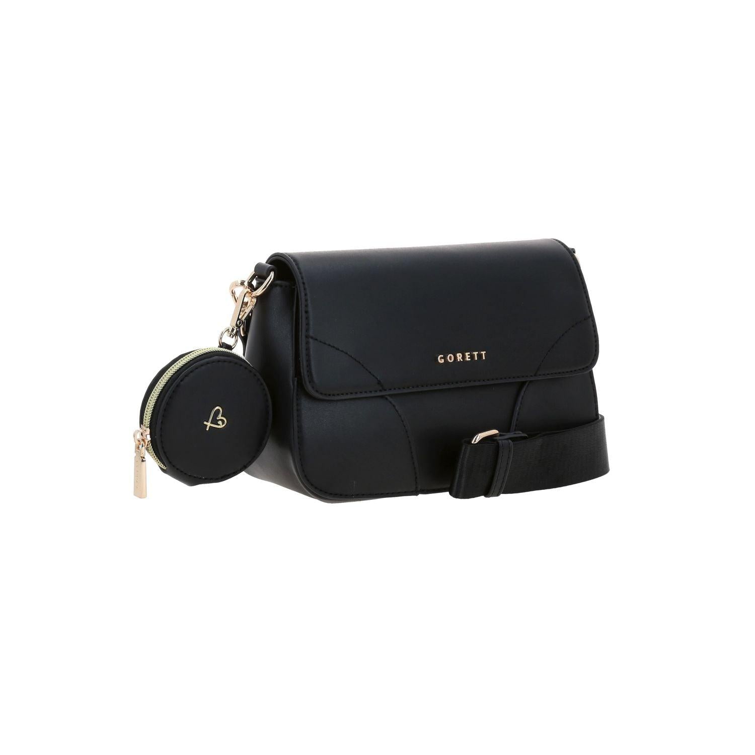 Bolso Baguette Negro Gorett Mayra