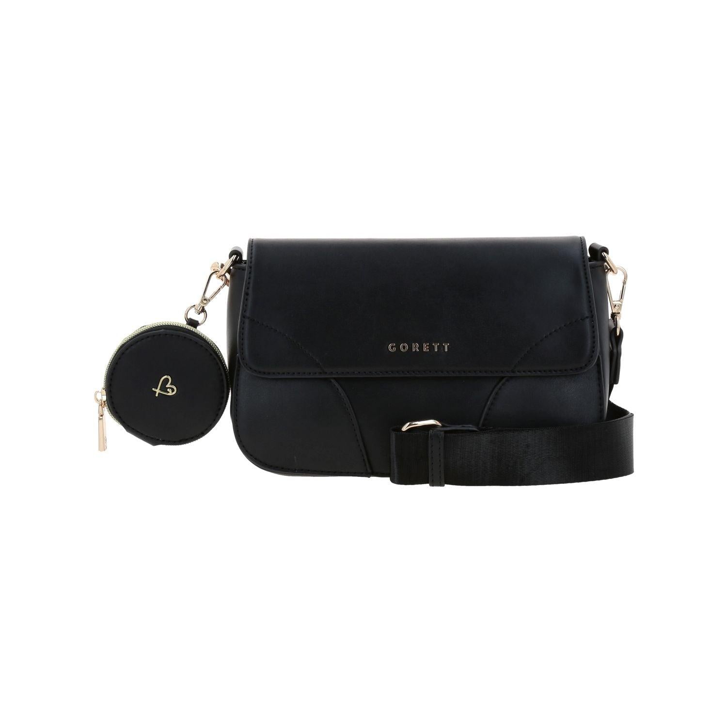 Bolso Baguette Negro Gorett Mayra