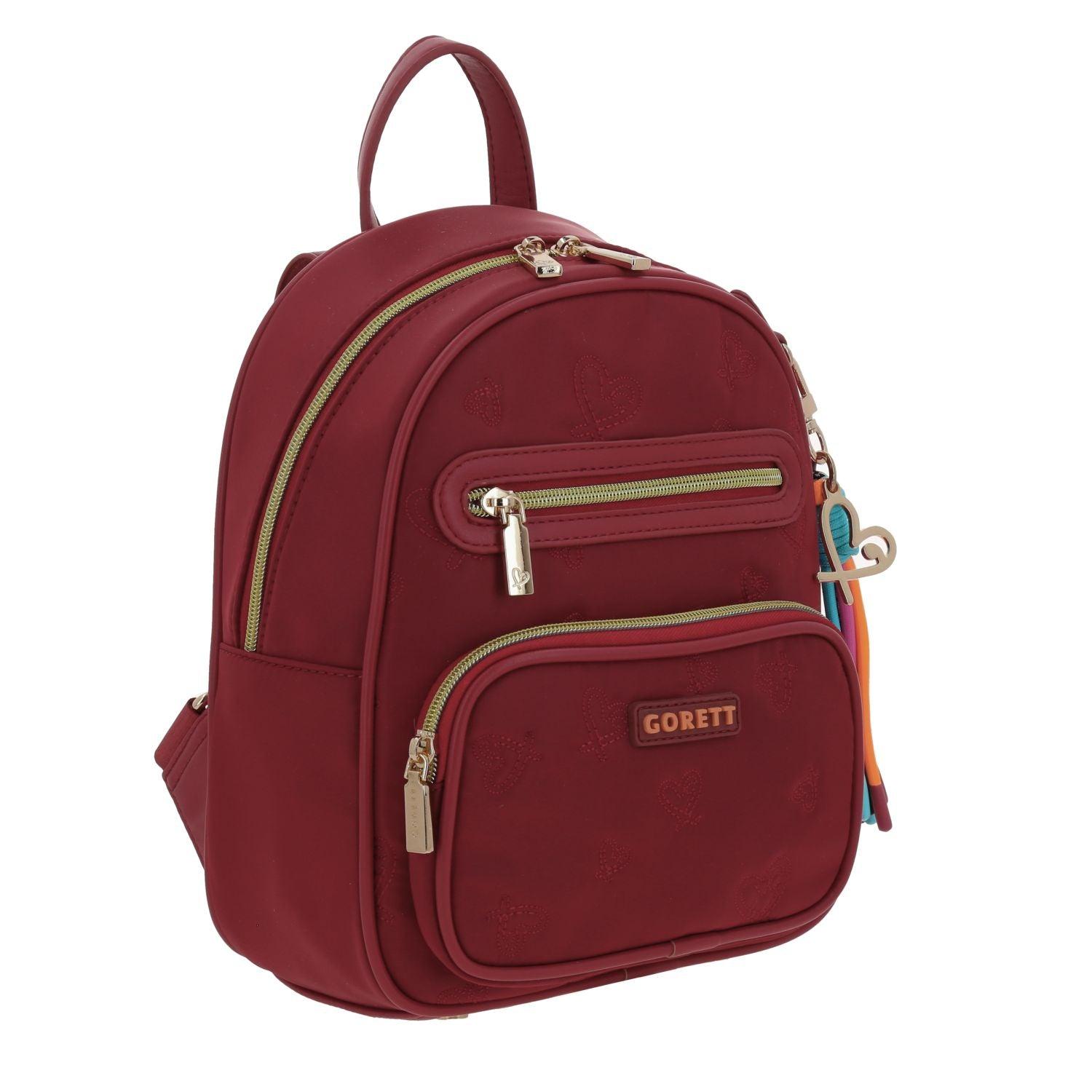 Mochila Roja Para Mujer Gorett Georgia