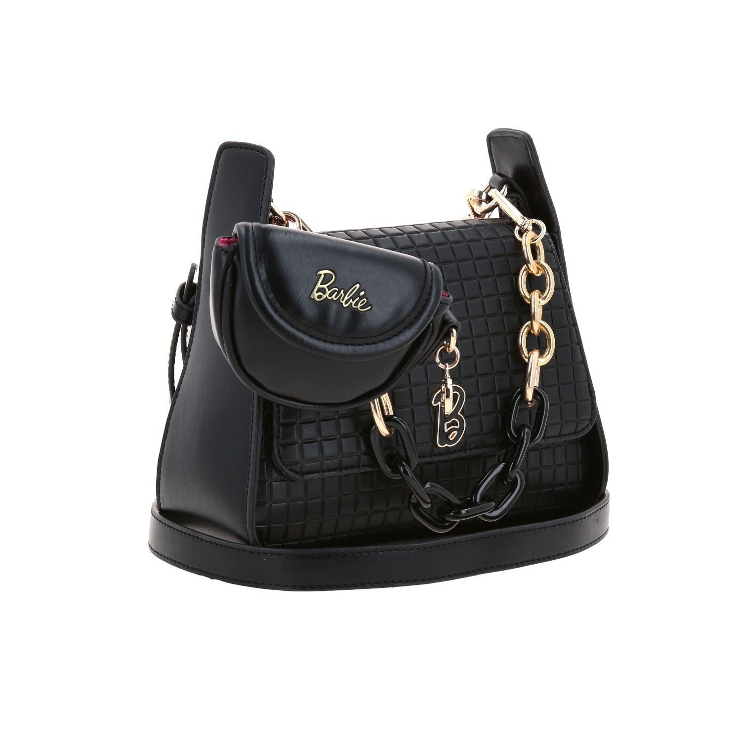 Bolso Baguette Negro Barbie by Gorett Chiara