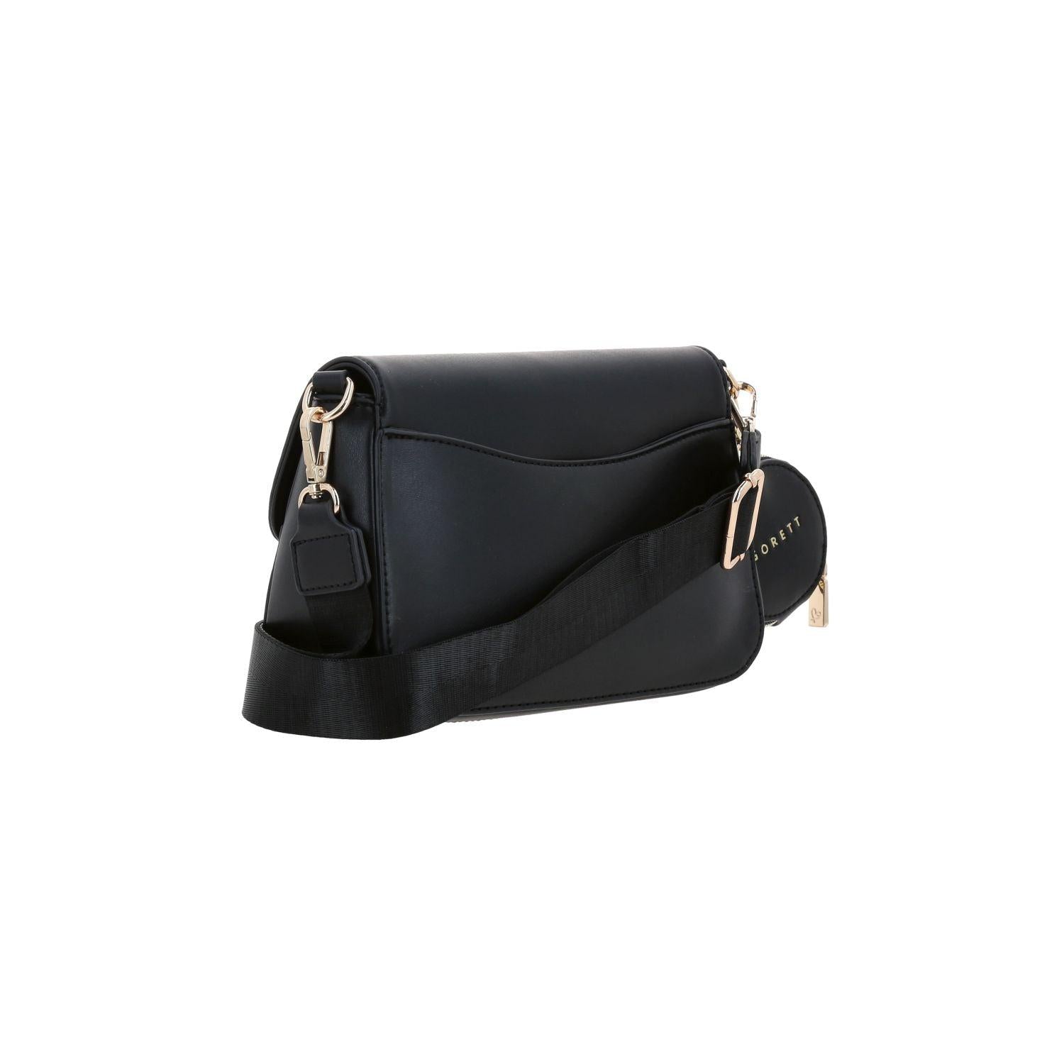 Bolso Baguette Negro Gorett Mayra