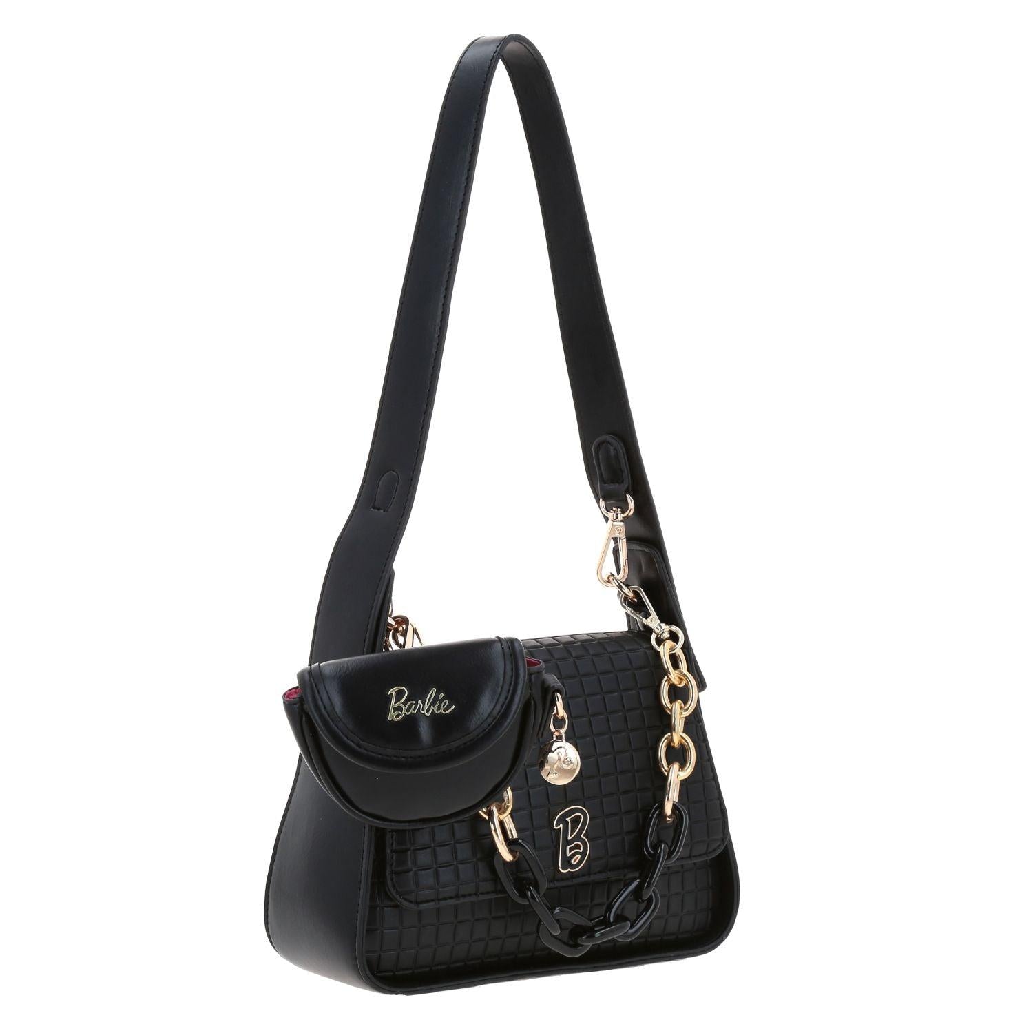 Bolso Baguette Negro Barbie by Gorett Chiara