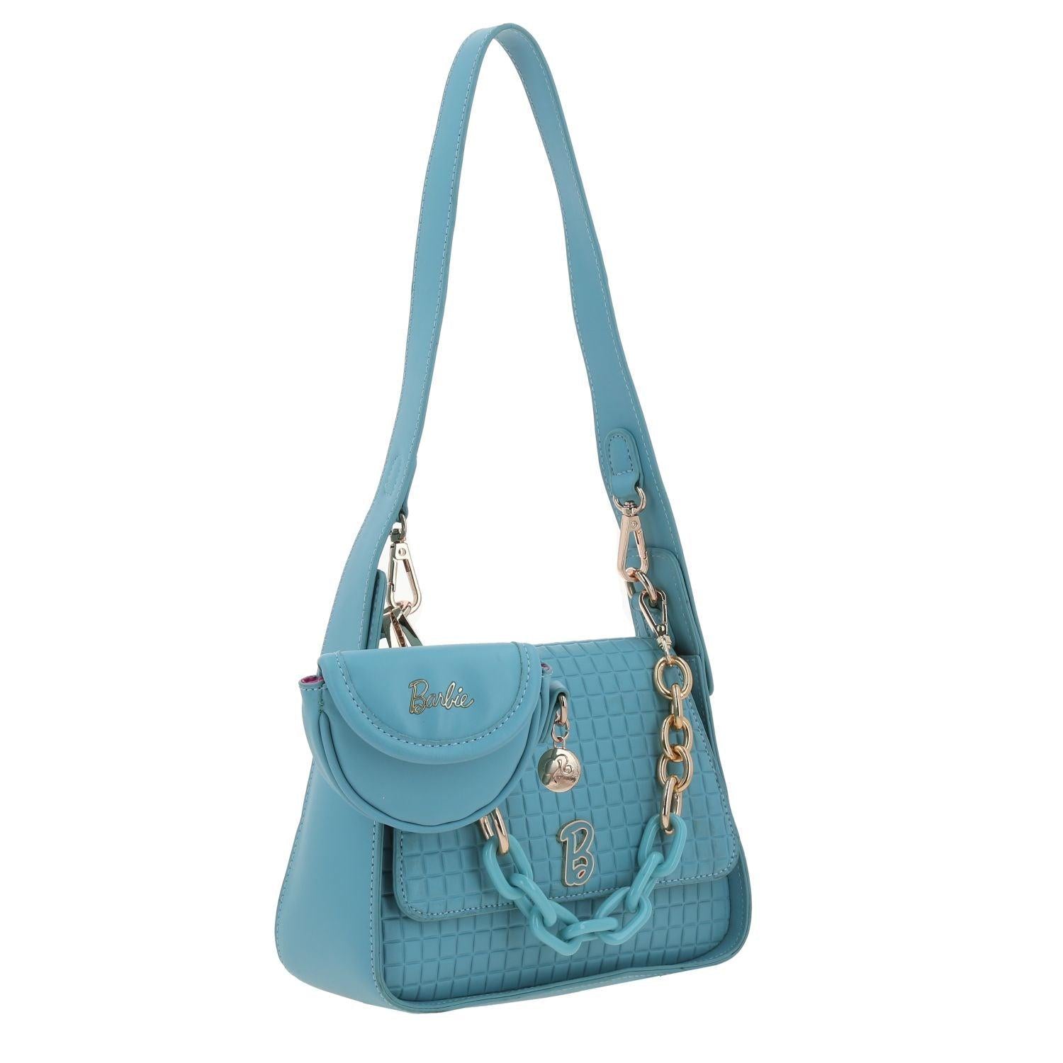 Bolso Baguette Azul Barbie by Gorett Chiara