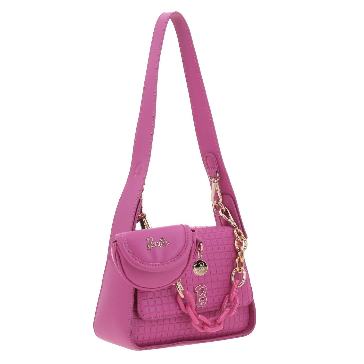 Bolso Baguette Rosa Barbie by Gorett Chiara