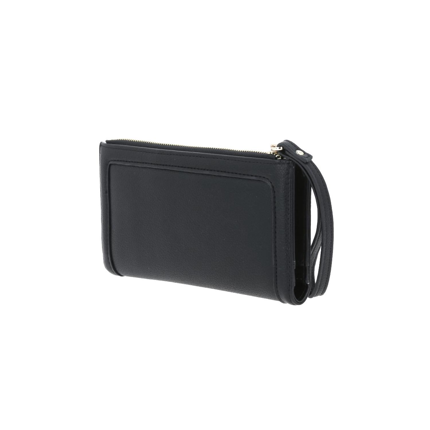Cartera de dama wallet grande GORETT Negro ALEJANDRA