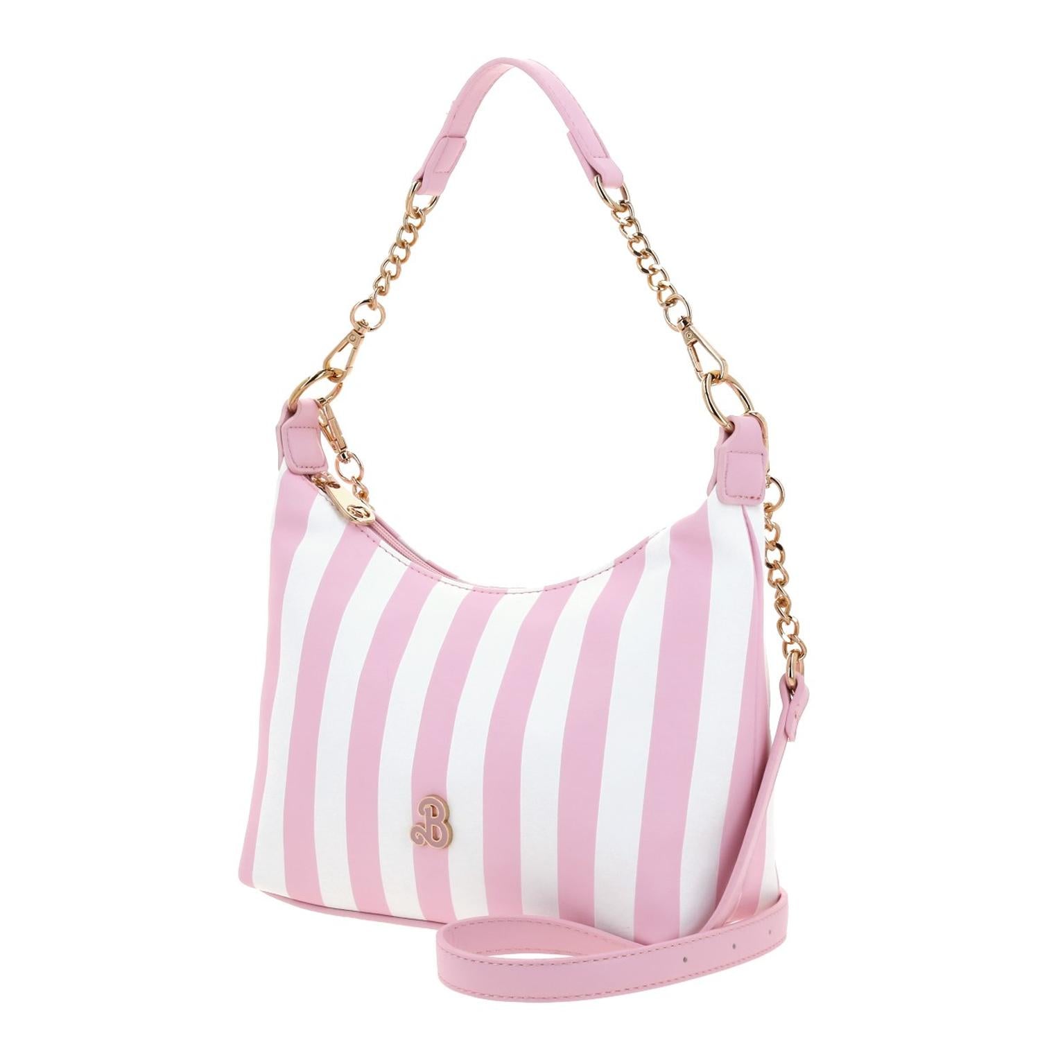 Bolso de dama baguette mediano Barbie by Gorett Rosa ALEIRA