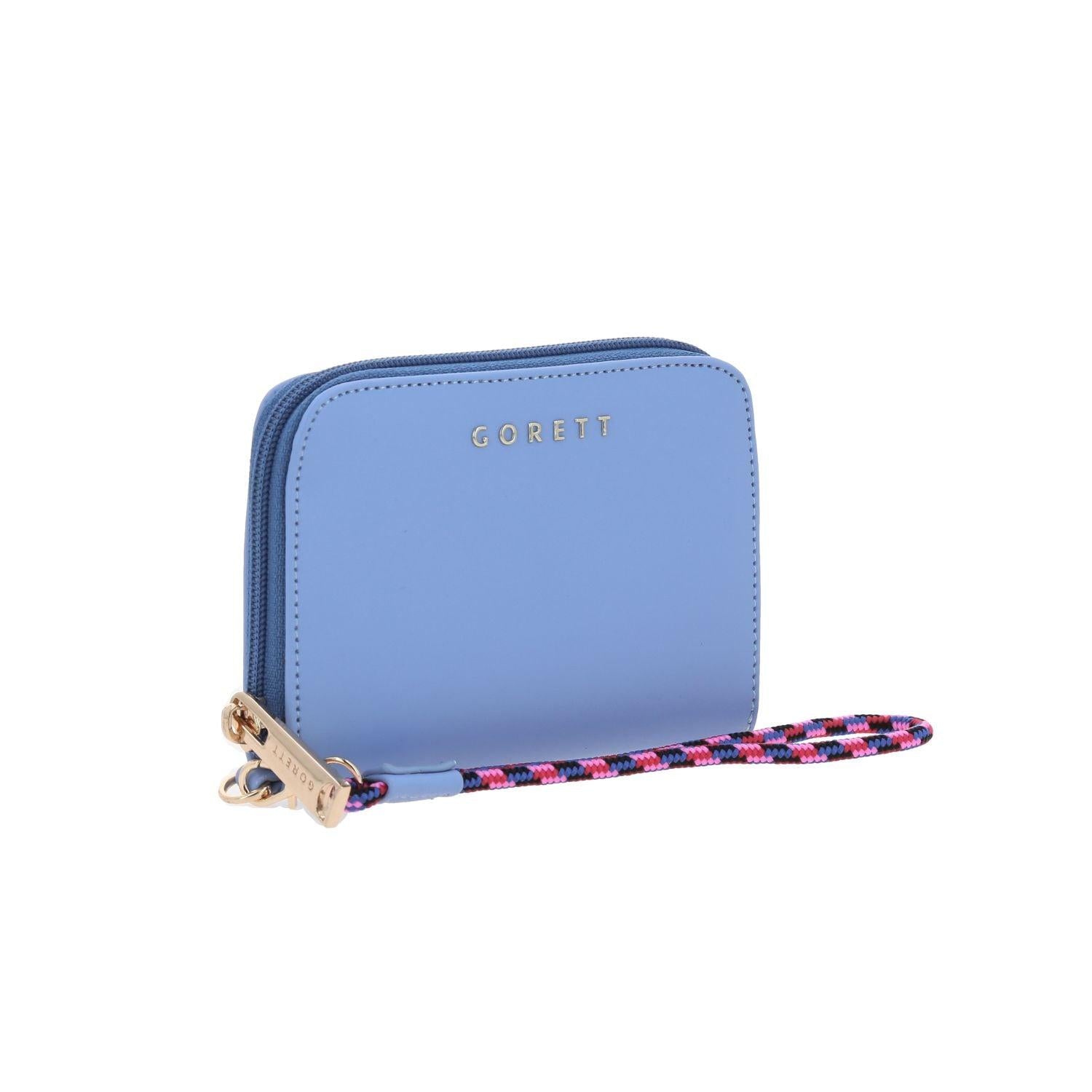 Cartera Azul Para Mujer Gorett Hortensia