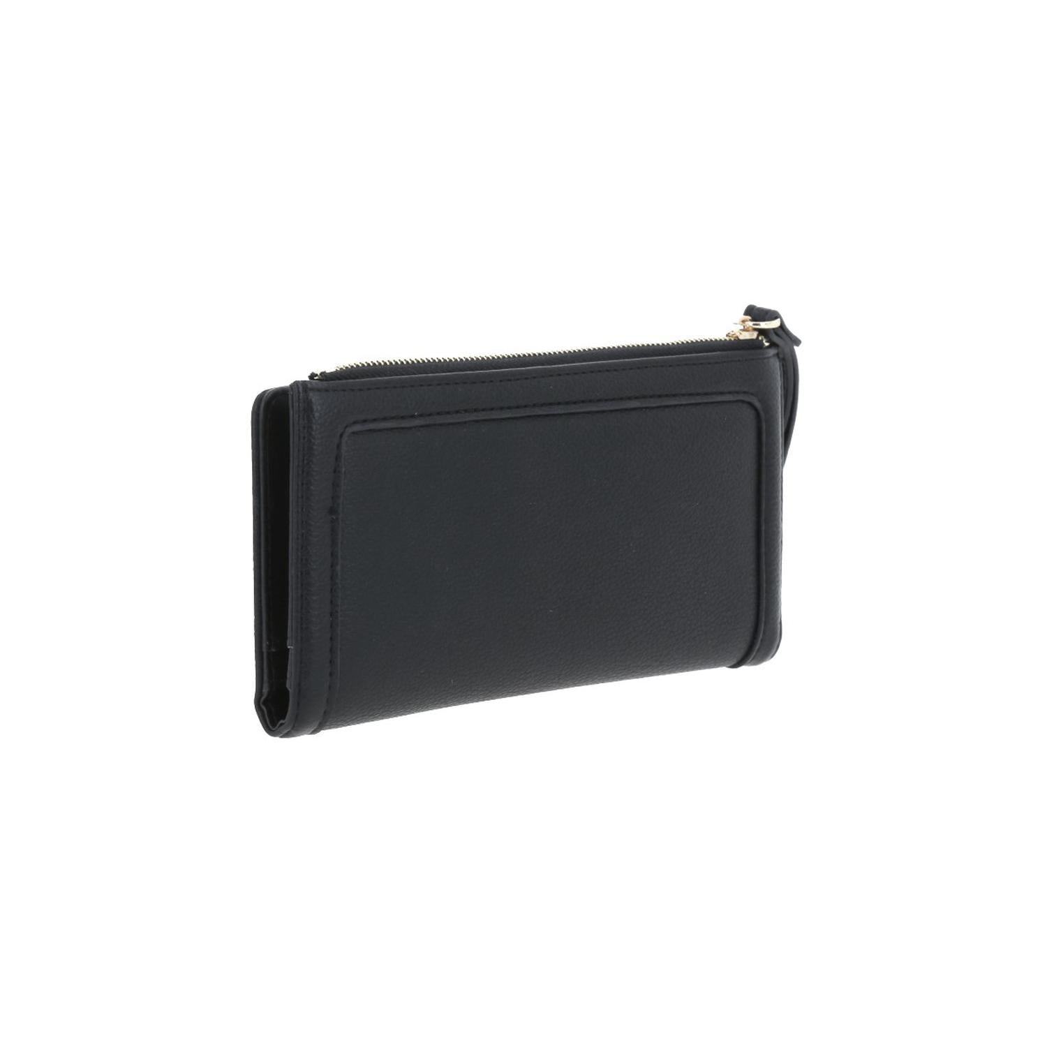 Cartera de dama wallet grande GORETT Negro ALEJANDRA