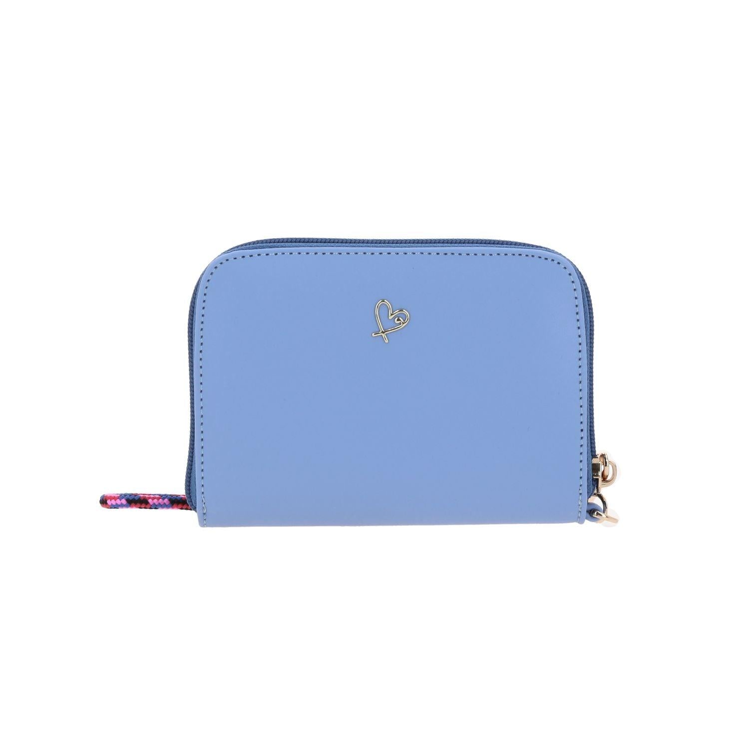 Cartera Azul Para Mujer Gorett Hortensia