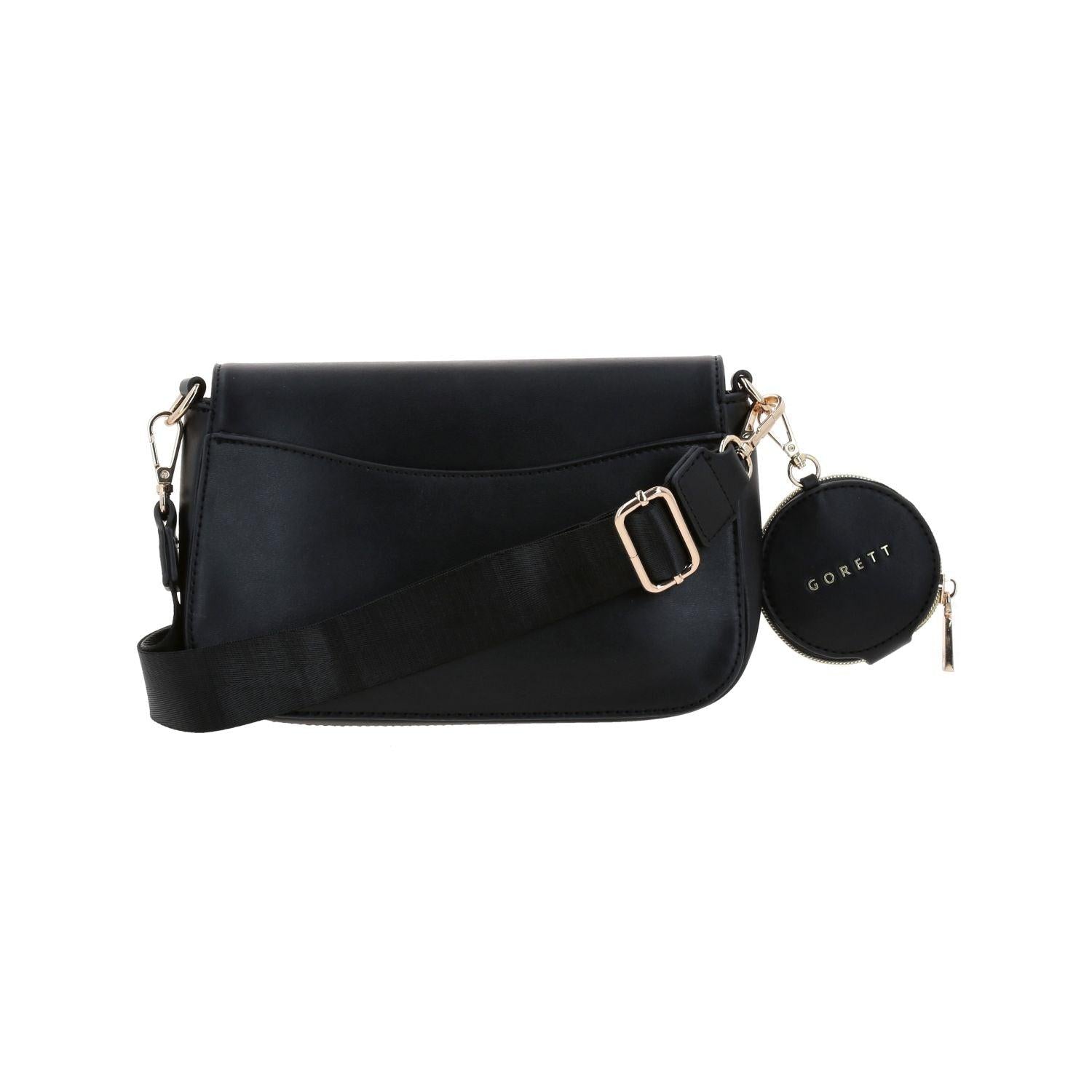 Bolso Baguette Negro Gorett Mayra