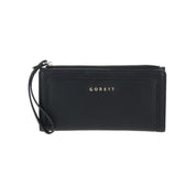 Cartera de dama wallet grande GORETT Negro ALEJANDRA
