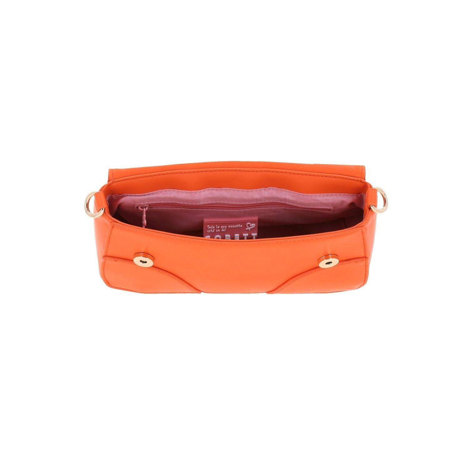 Bolso Baguette Naranja Gorett Mayra