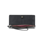 Cartera de dama wallet grande GORETT Negro ALEJANDRA