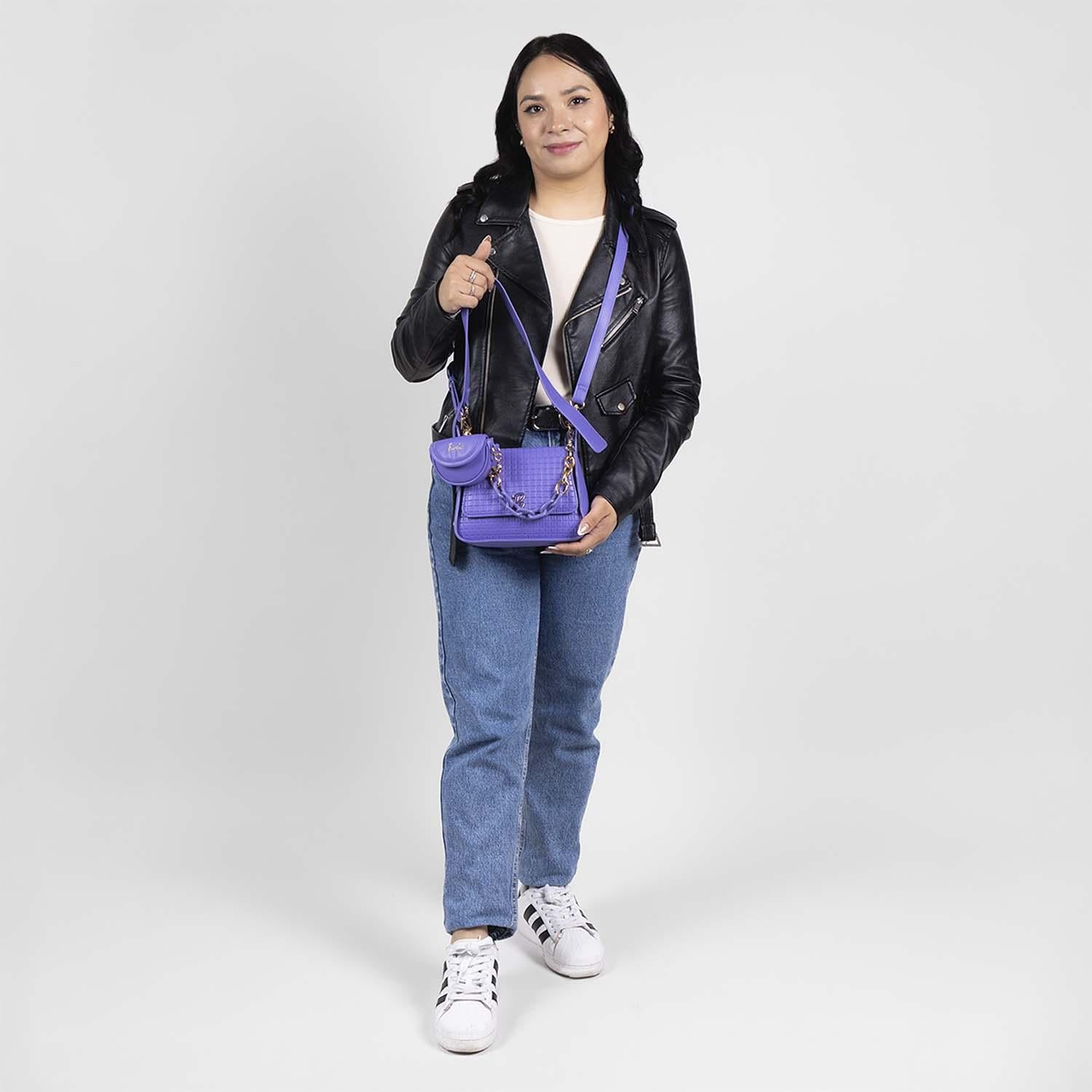 Bolso Baguette Morado Barbie by Gorett Chiara