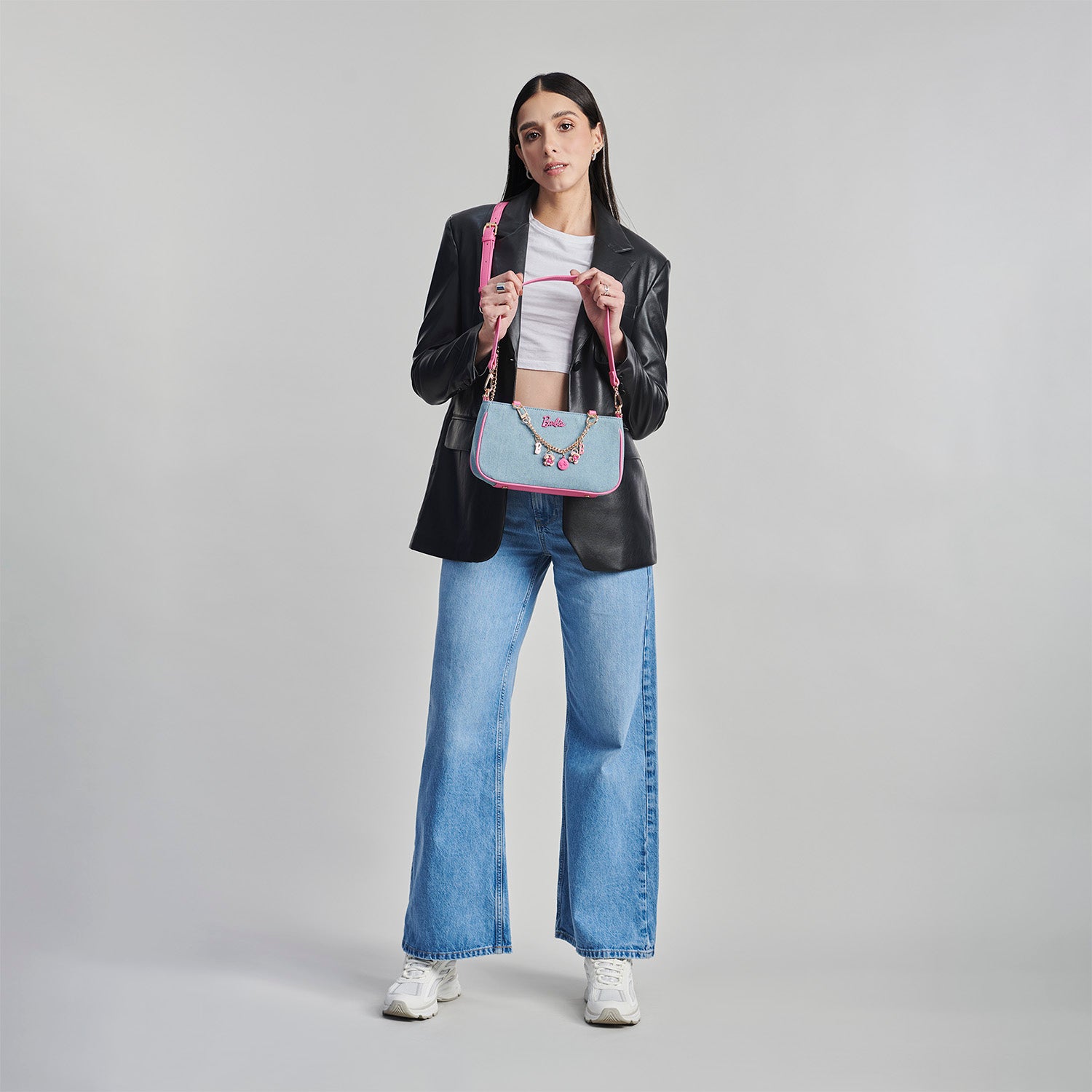 Bolso Baguette Azul Barbie by Gorett Delf