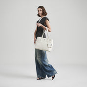 Tote Beige Barbie by Gorett Colección Veraa