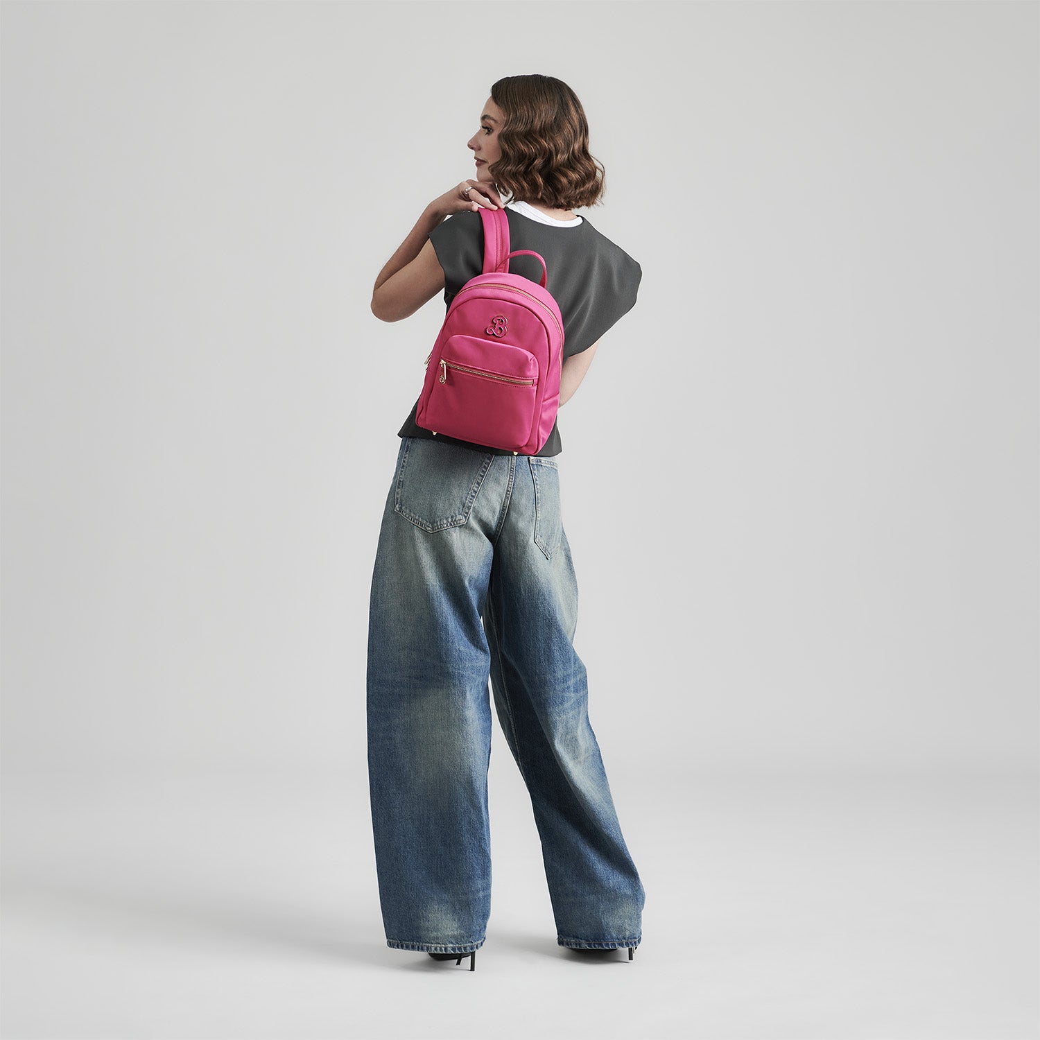 Backpack Rosa Barbie By Gorett Colección Ank