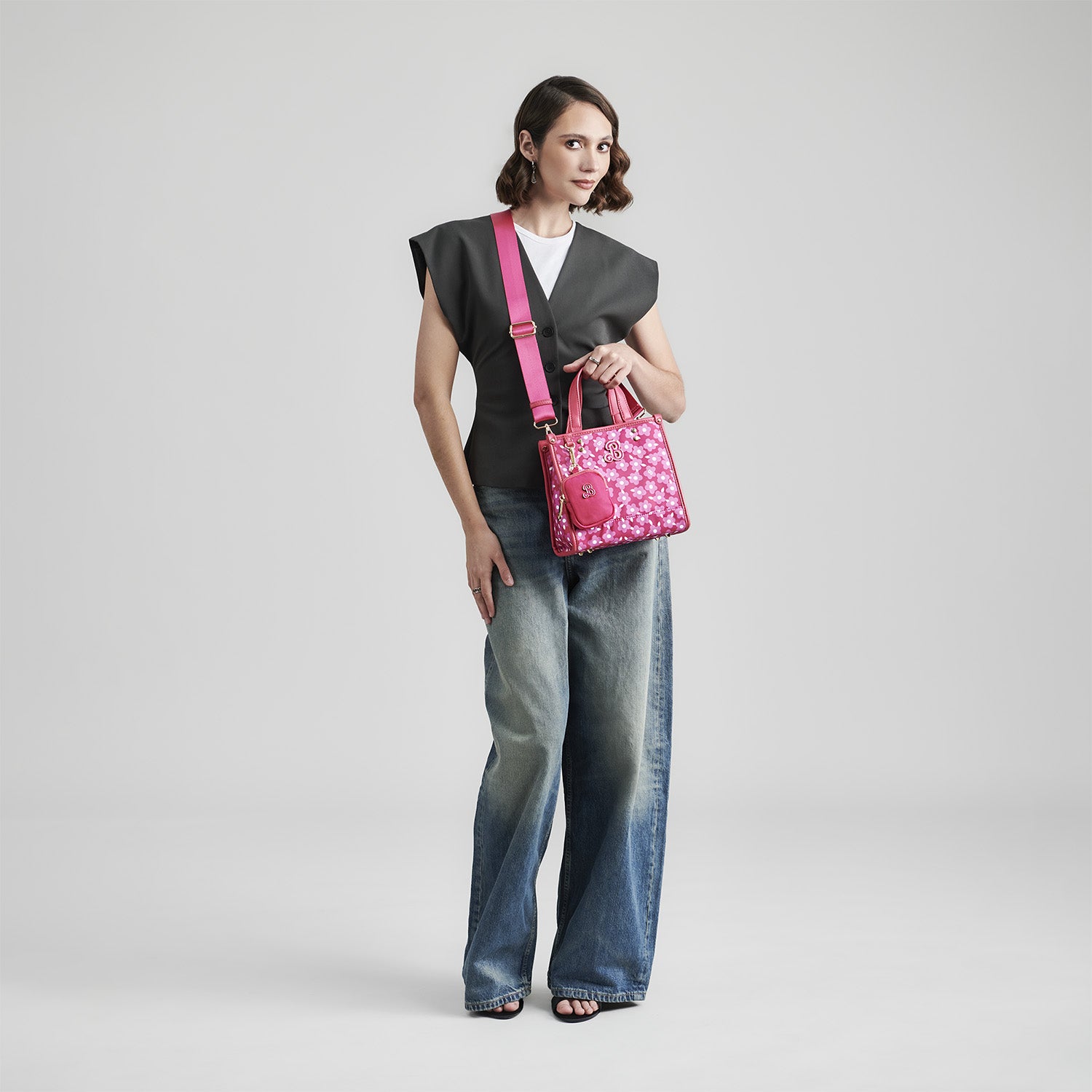 Satchel Rosa Barbie By Gorett Colección Yanira