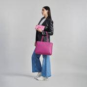 Tote Fucsia Gorett Isadora
