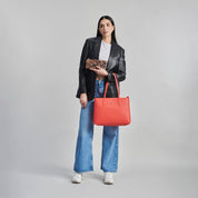 Tote Naranja Gorett Isadora