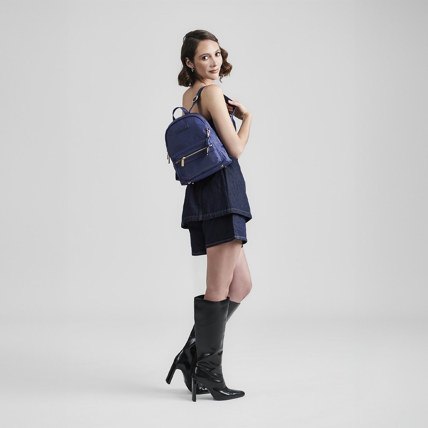 Backpack Azul Barbie By Gorett Colección Everet