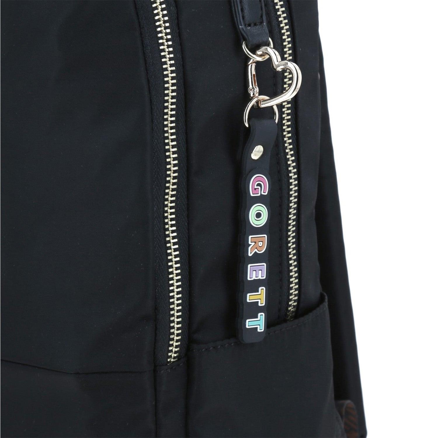 Mochila Negra Para Mujer Gorett Melany