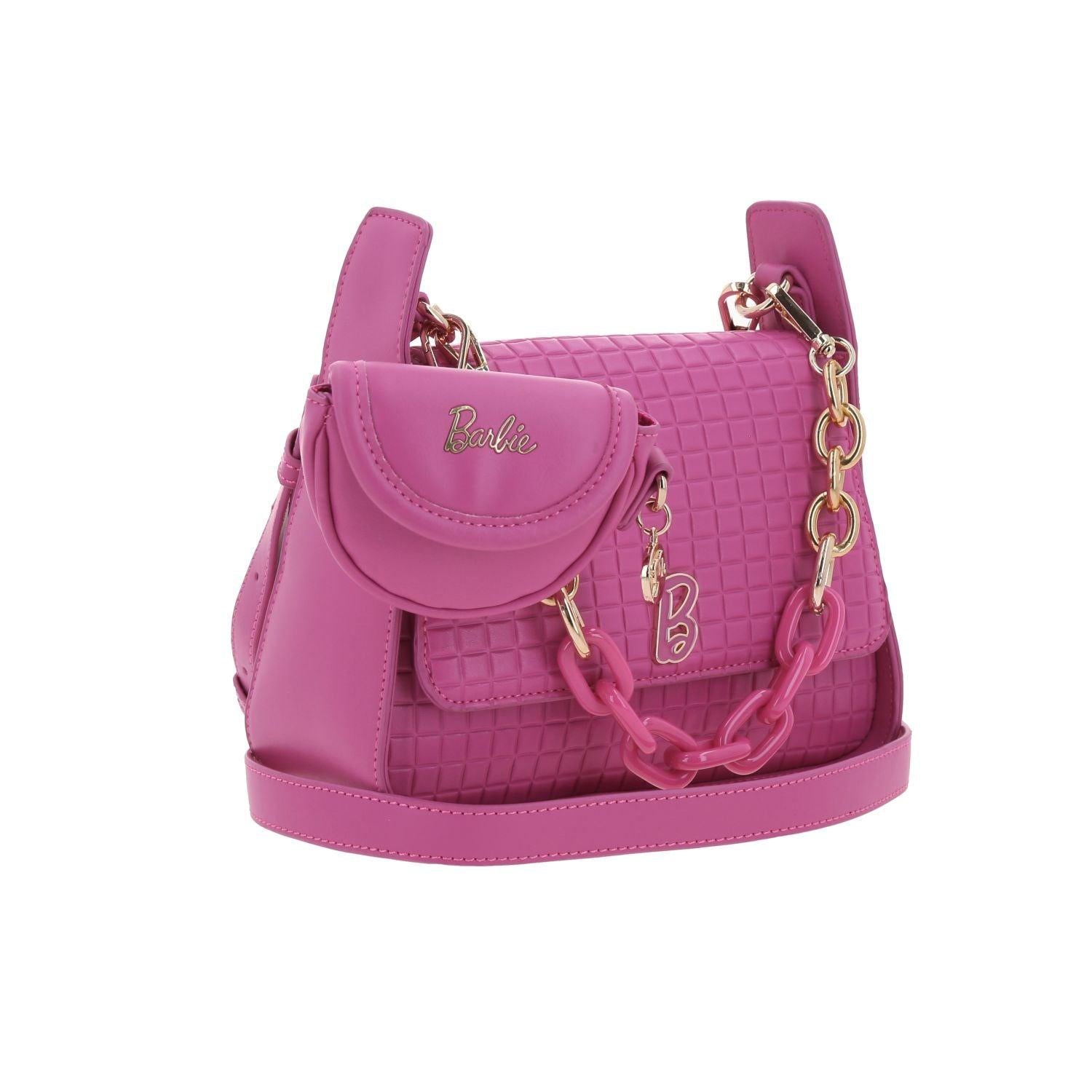 Bolso Baguette Rosa Barbie by Gorett Chiara