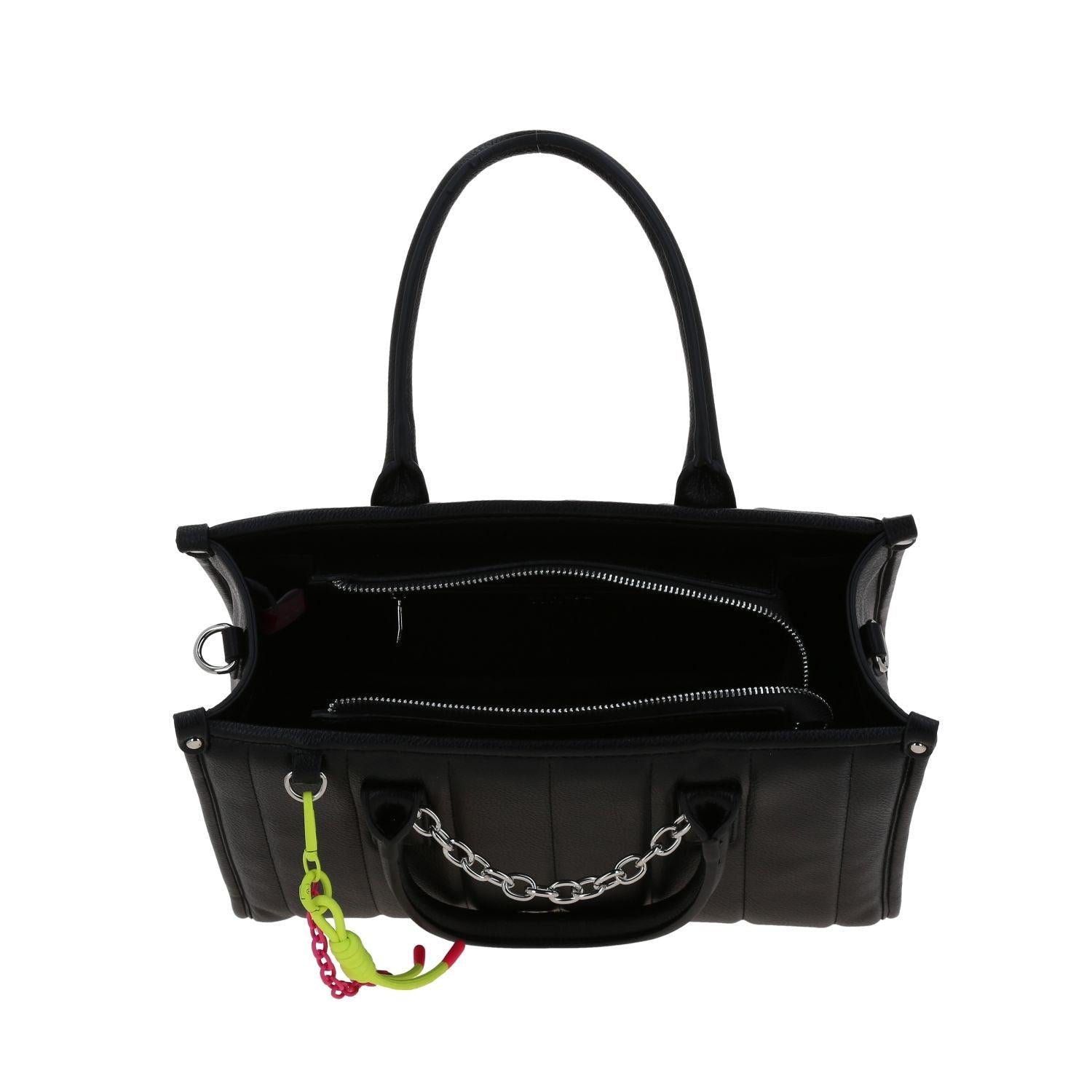 Bolso Satchel Negro Barbie by Gorett Justice