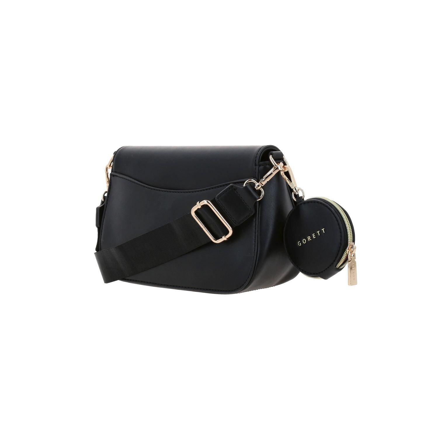 Bolso Baguette Negro Gorett Mayra