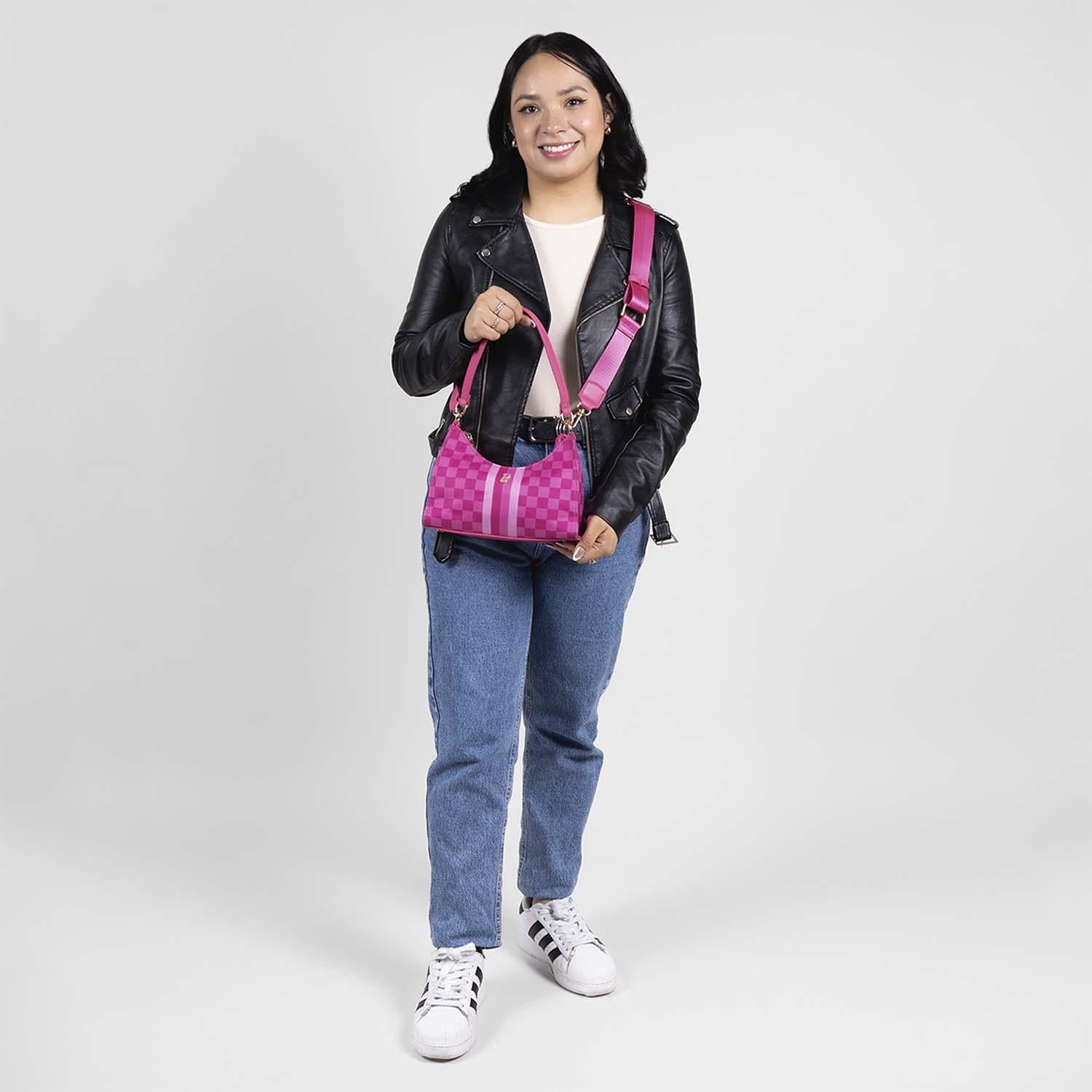 Bolso Rosa Baguette Barbie By Gorett Sharon