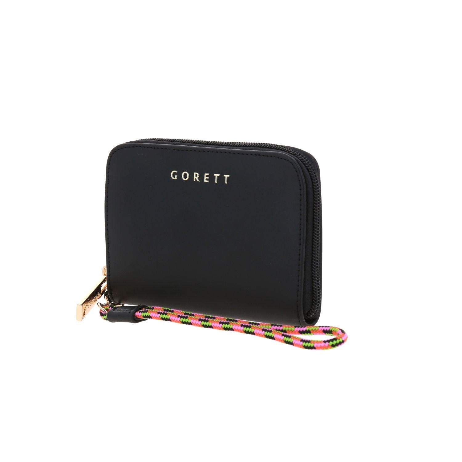 Cartera Negro Para Mujer Gorett Hortensia