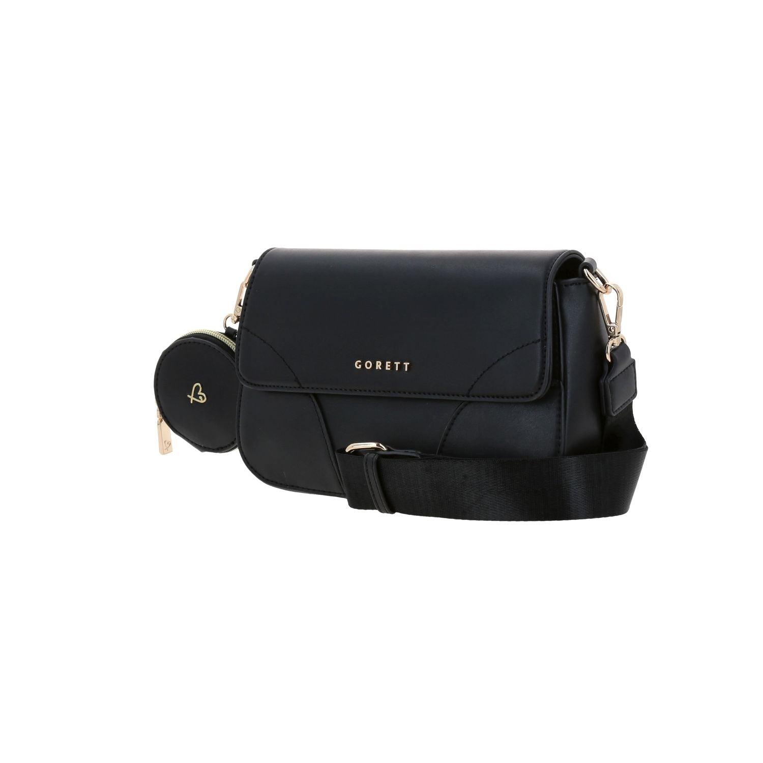 Bolso Baguette Negro Gorett Mayra