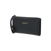 Cartera de dama wallet grande GORETT Negro ALEJANDRA