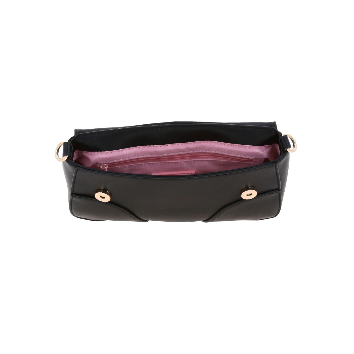 Bolso Baguette Negro Gorett Mayra