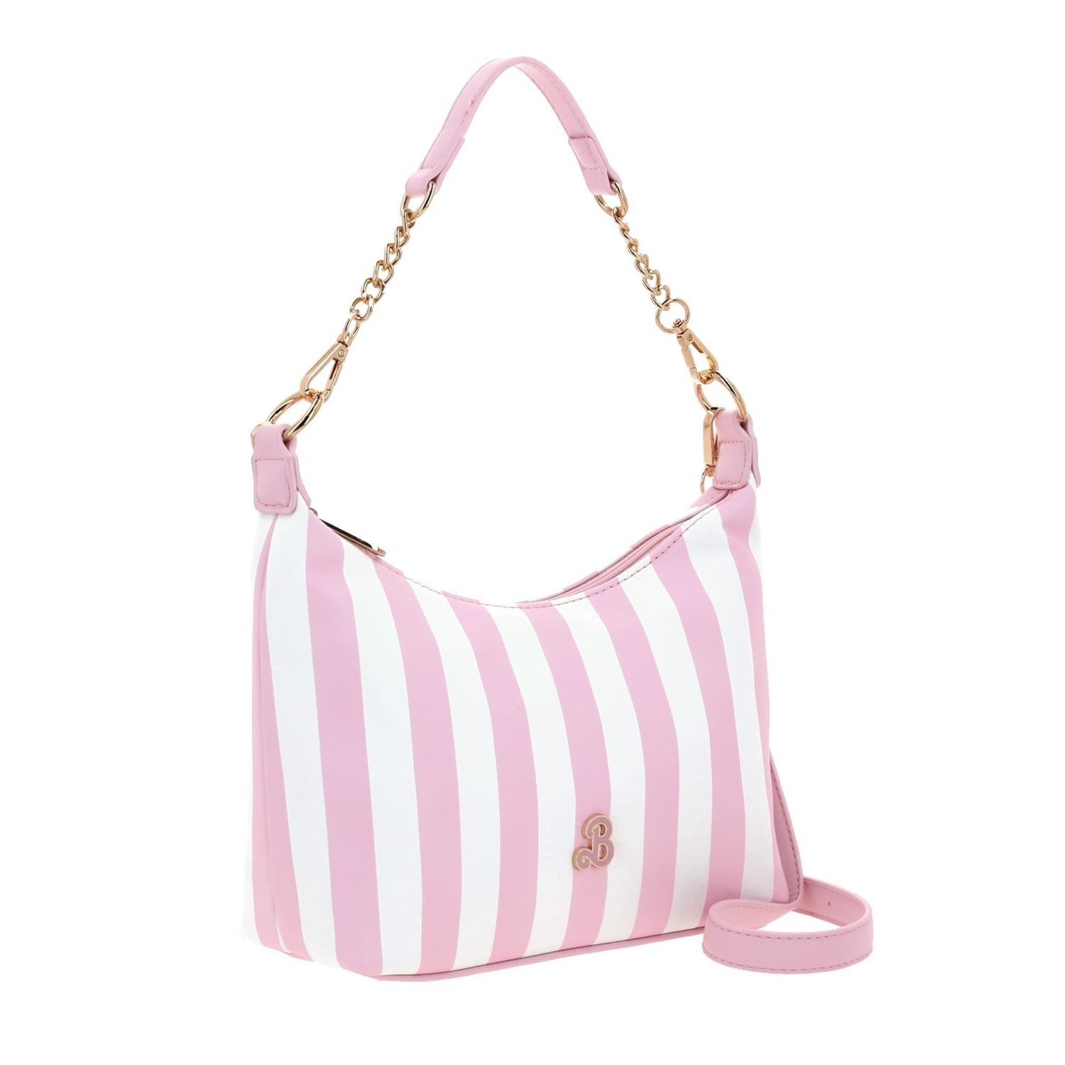 Bolso de dama baguette mediano Barbie by Gorett Rosa ALEIRA